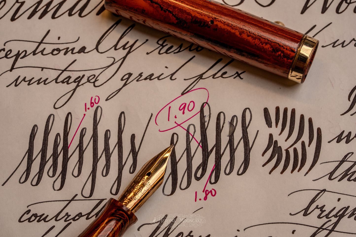 Waterman's | 55 | Red Mottled Woodgrain | #5 Flex
