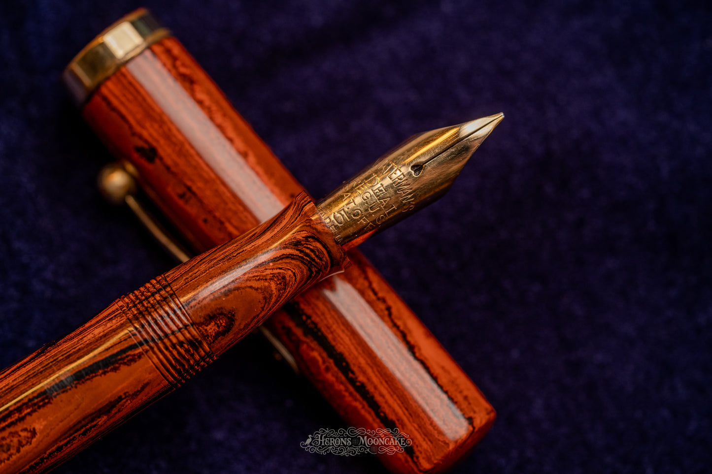 Waterman's | 55 | Red Mottled Woodgrain | #5 Flex