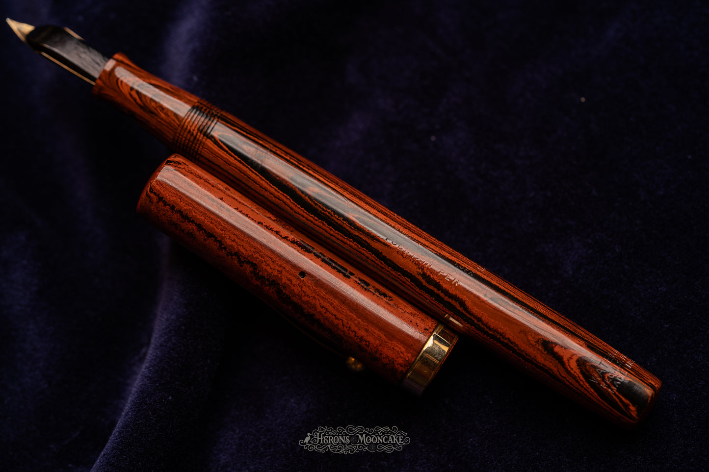 Waterman's | 55 | Red Mottled Woodgrain | #5 Flex