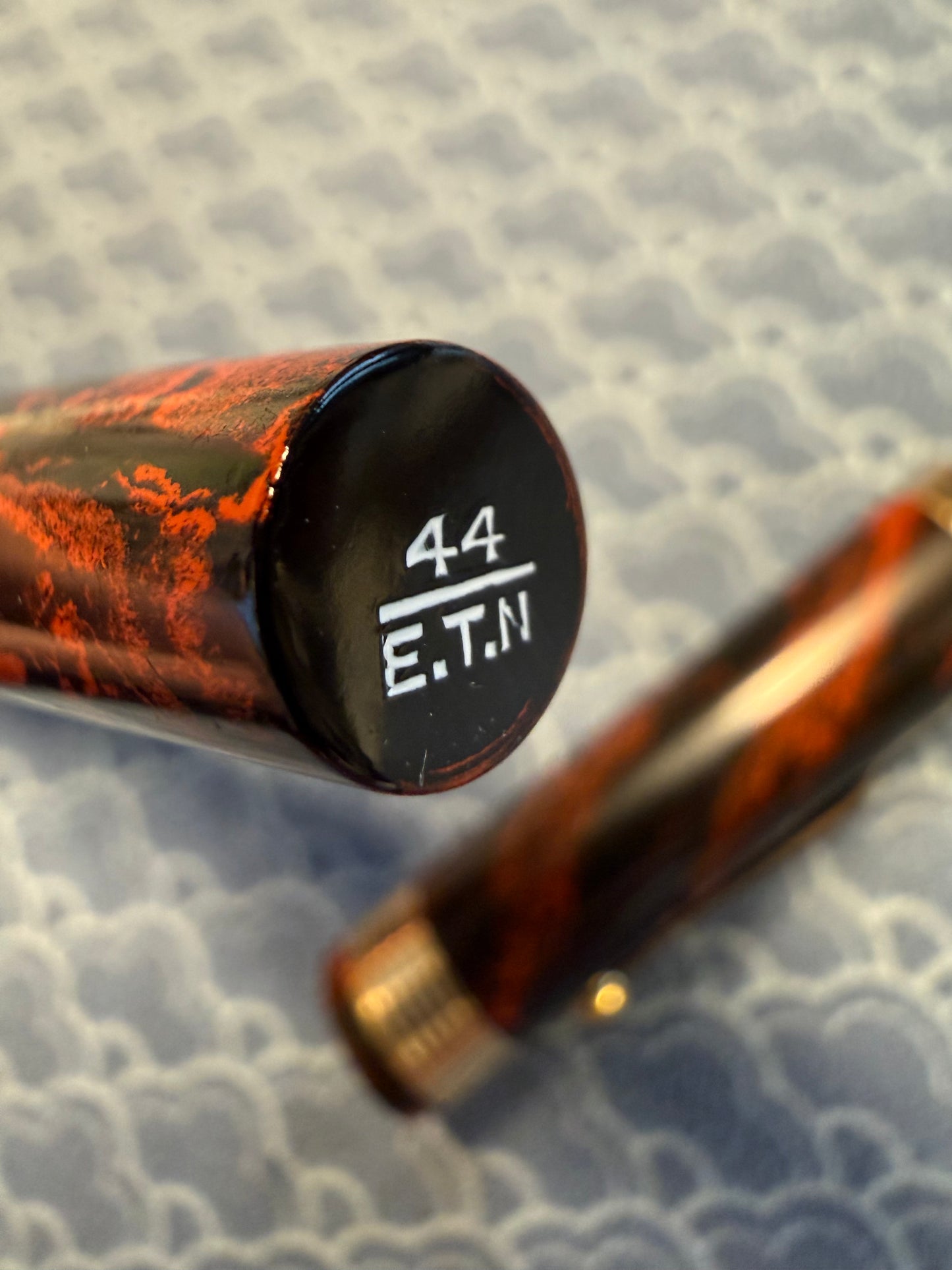 Mabie Todd Swan Eternal 44 Mottled GPT, Eternal #4 14ct NY nib