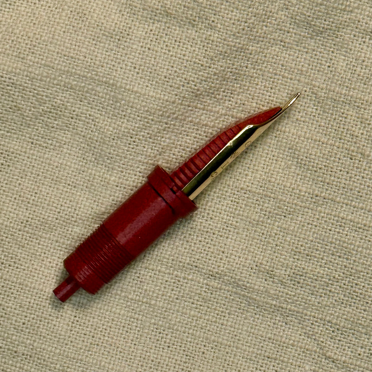 Jowo 6 Nib Unit | Waterman's | #7 Green Keyhole Canada | 14kt Gold | FM Manifold Stub