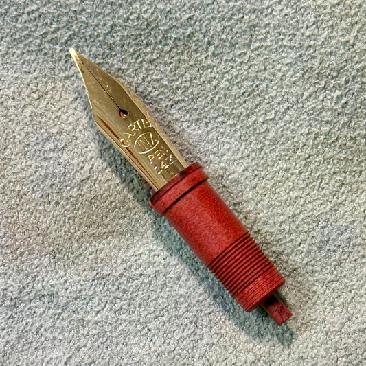 Jowo 6 Nib Unit | Carter's | #5 Inx Pen | 14k Gold | Fine Semi Brush Flex