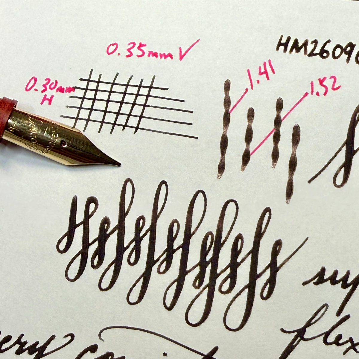Jowo 6 Nib Unit | Sengbusch | #4 Dipaday | 14kt Gold | Fine Super Flex