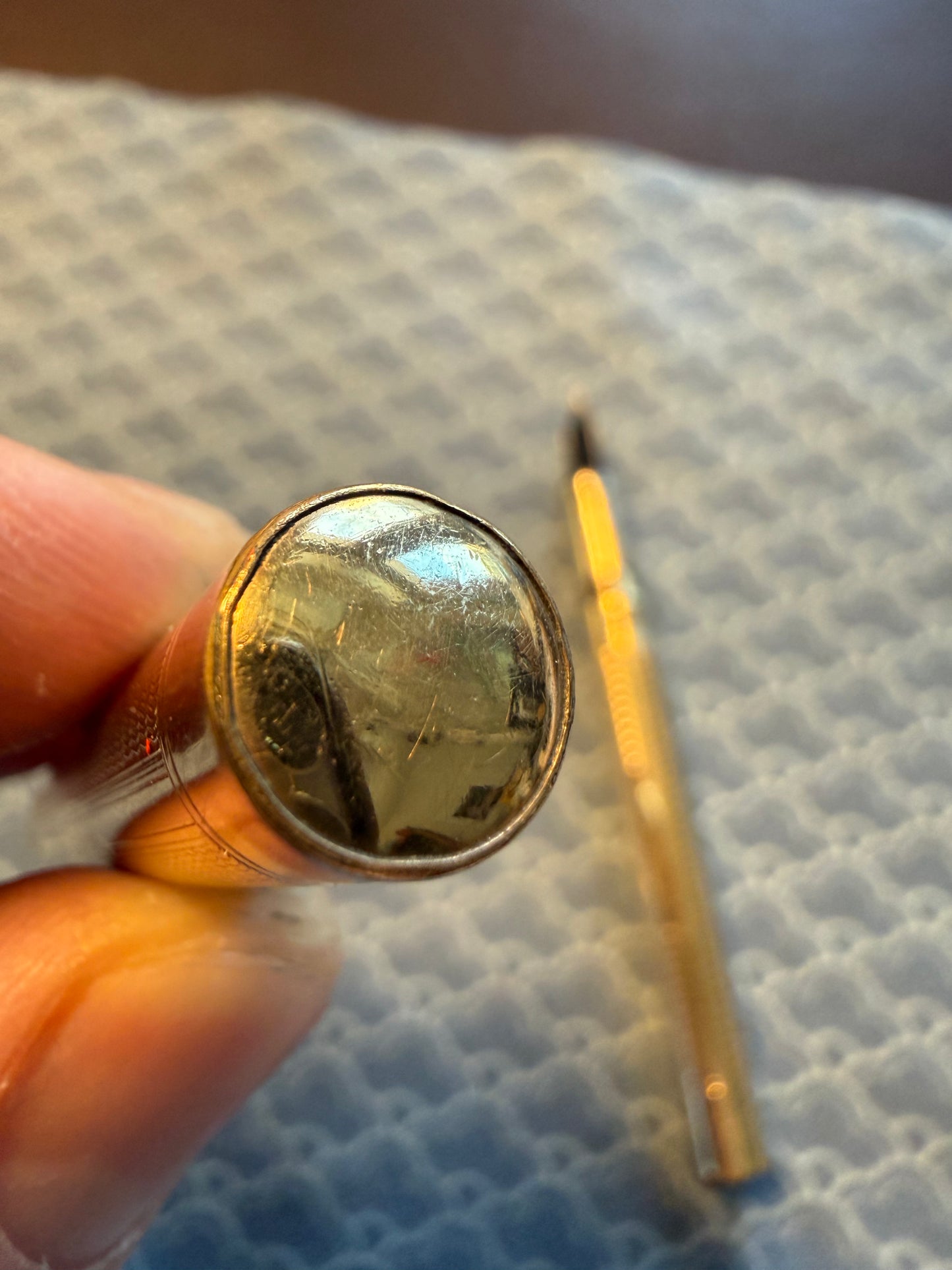 Mabie Todd Swan "Swan Pen", Gold-Filled Waves Overlay, #2 Oblique Broad 14ct nib