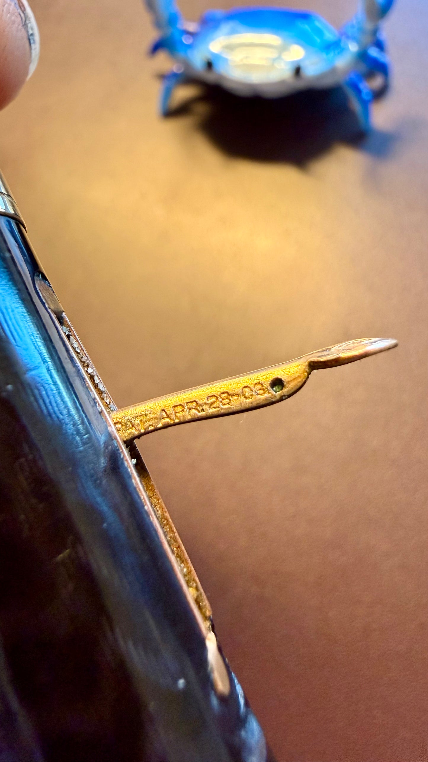 Waterman's 52 Double Gold-Filled Floral Bands Clipless, #2 CAN nib