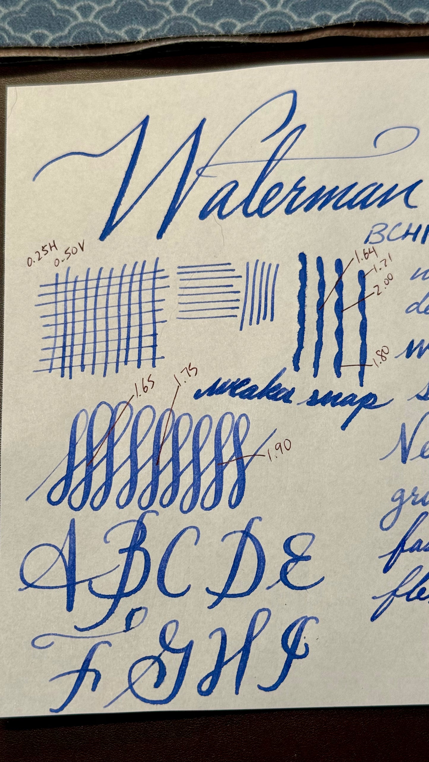 Waterman's 52 BCHR NPT Early Clip-Cap, #2 NY Stub nib