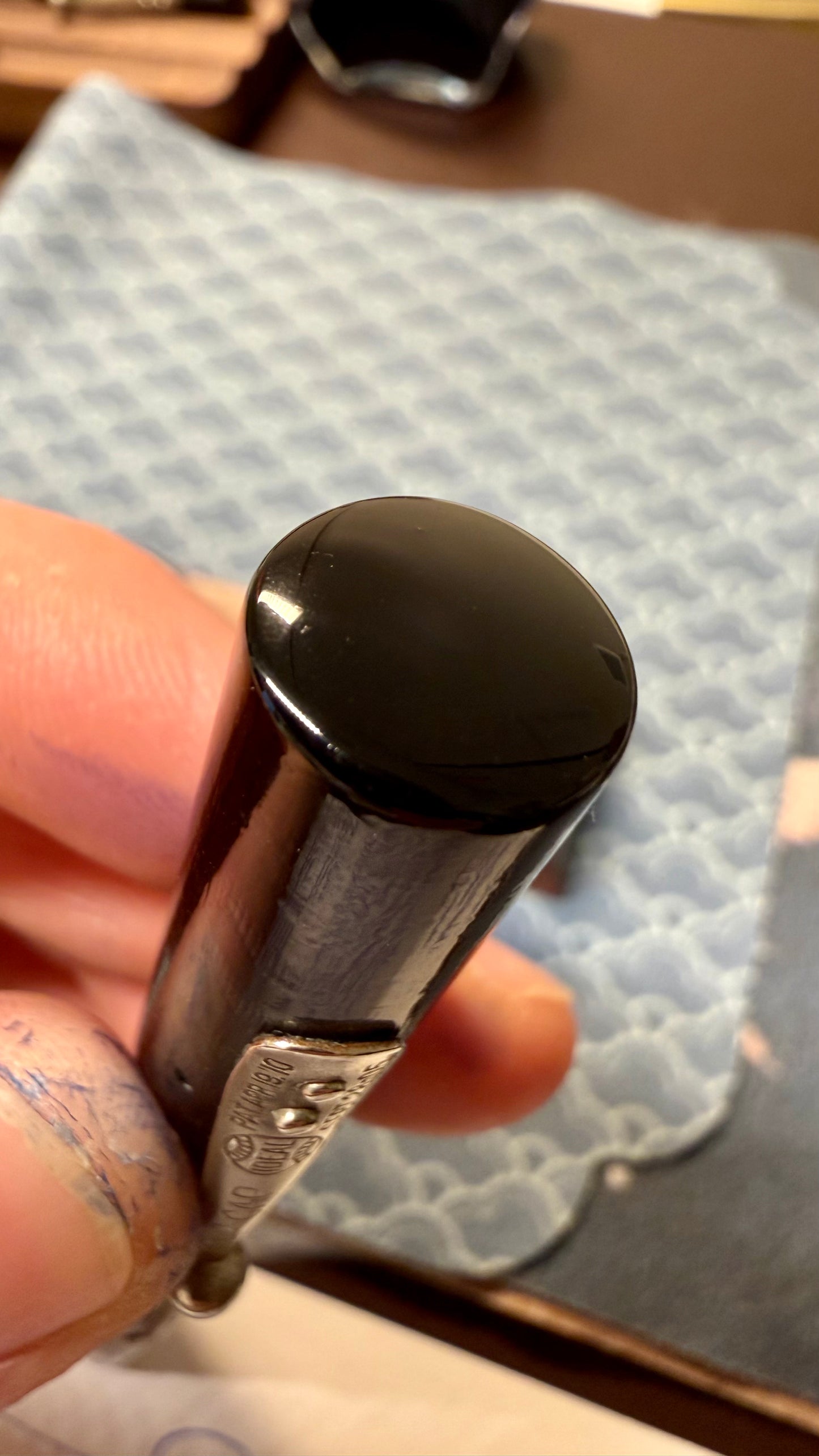 Waterman's 52 BCHR NPT Early Clip-Cap, #2 NY Stub nib