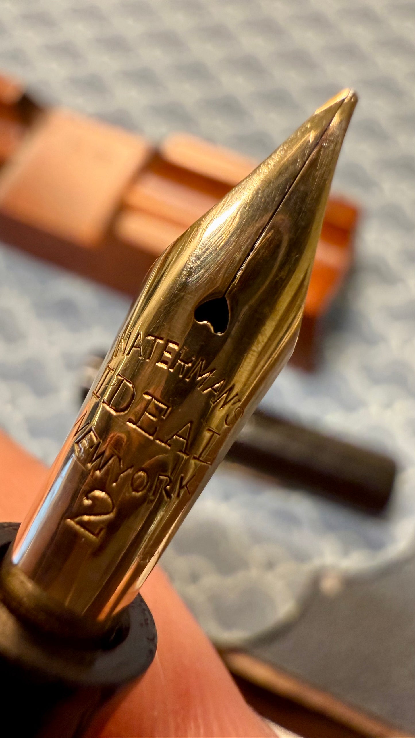 Waterman's 52 BCHR NPT Early Clip-Cap, #2 NY Stub nib