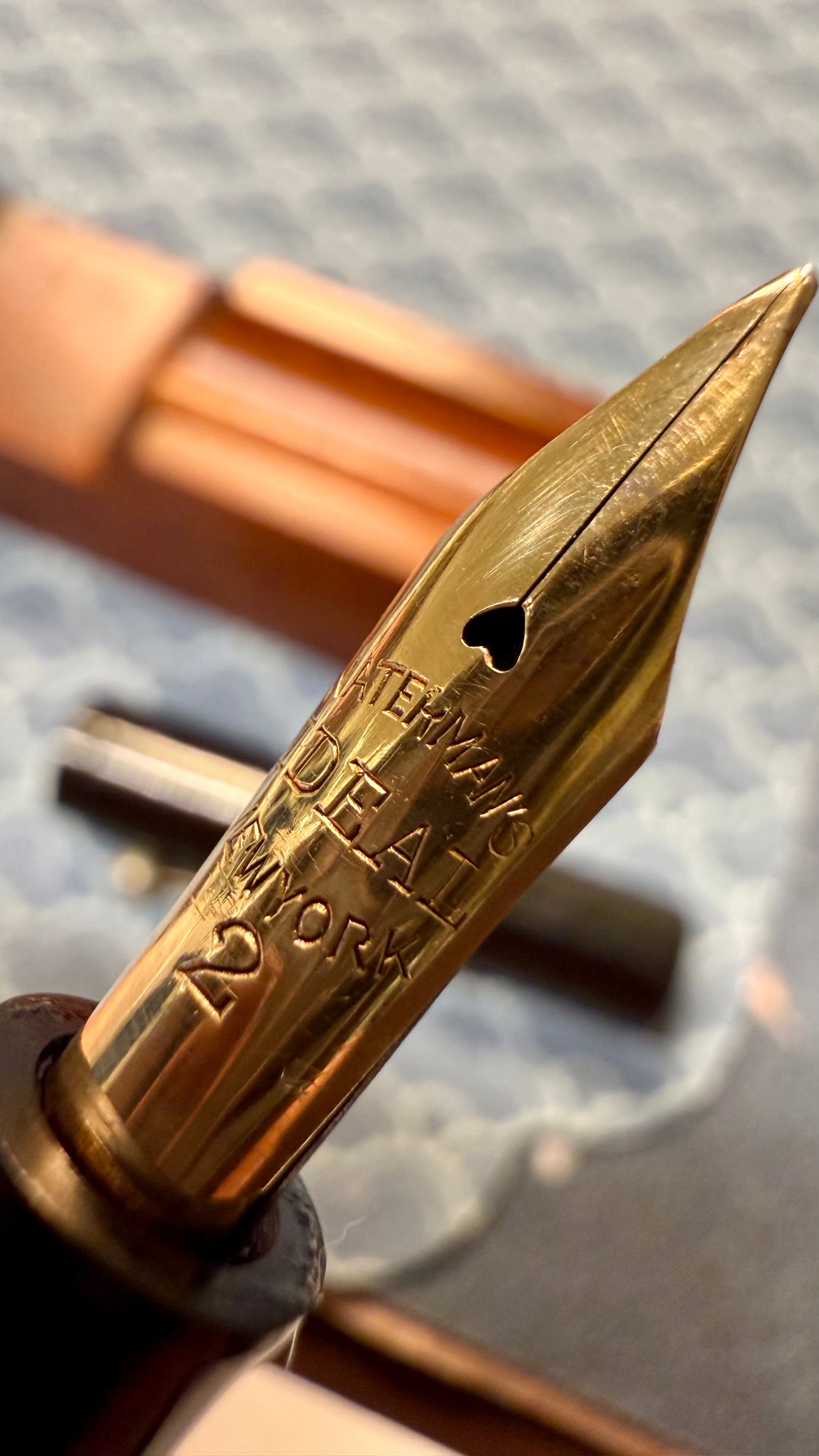 Waterman's 52 BCHR NPT Early Clip-Cap, #2 NY Stub nib