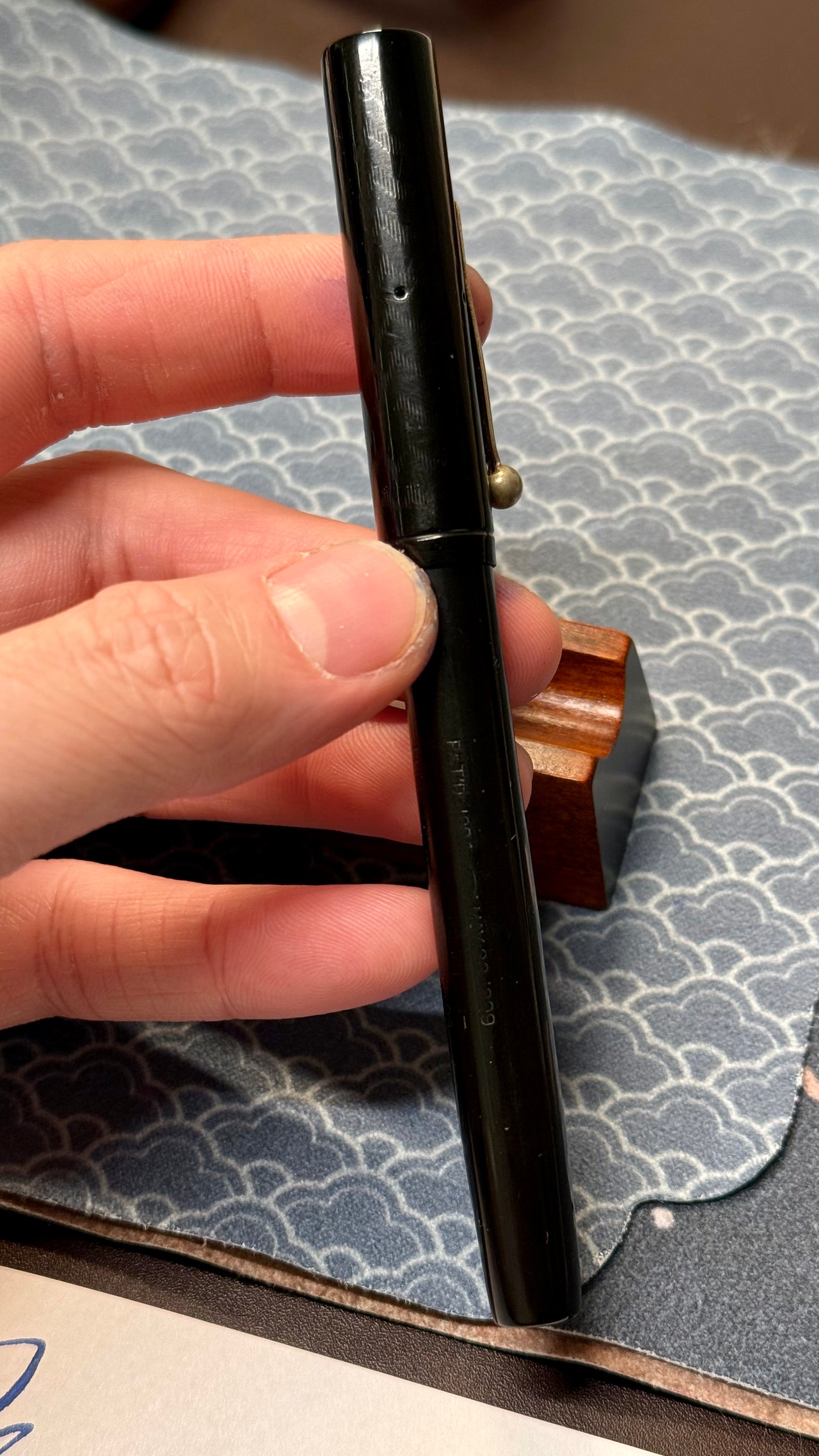 Waterman's 52 BCHR NPT Early Clip-Cap, #2 NY Stub nib